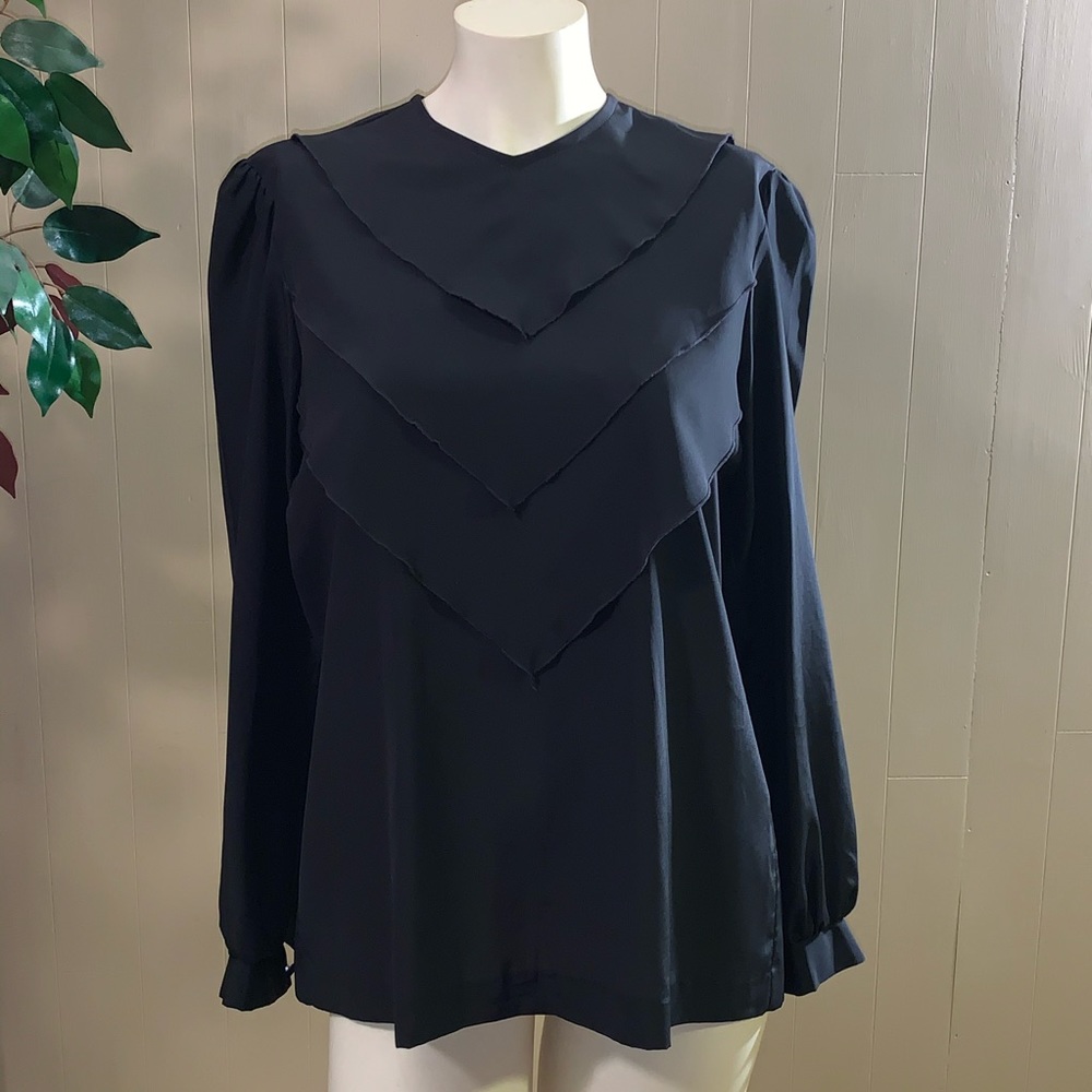 Vintage Terry Chicago layered blouse.